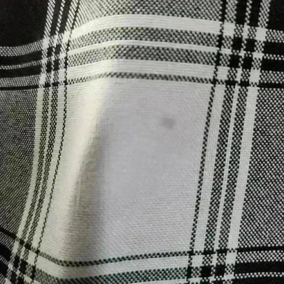 Tradition Black and White Plaid Blazer, Size 12 - Picture 7 of 7